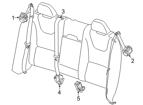 2017 Volvo V60 Cross Country Seat Belt