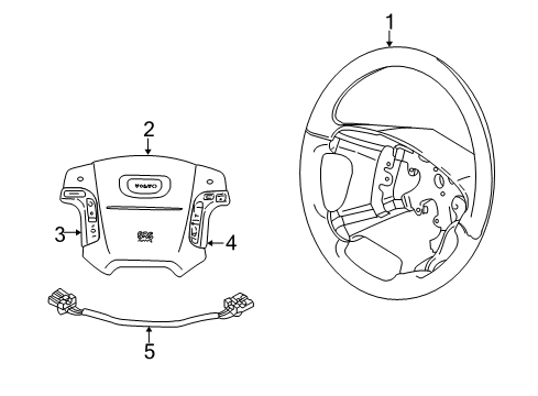 1999 Volvo S80 Cruise Control System