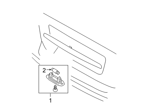2009 Volvo S40 License Lamps