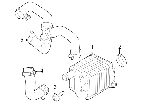 2023 Volvo XC90 Trans Oil Cooler Diagram 1