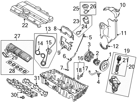 2013 Volvo C30 Intake Manifold