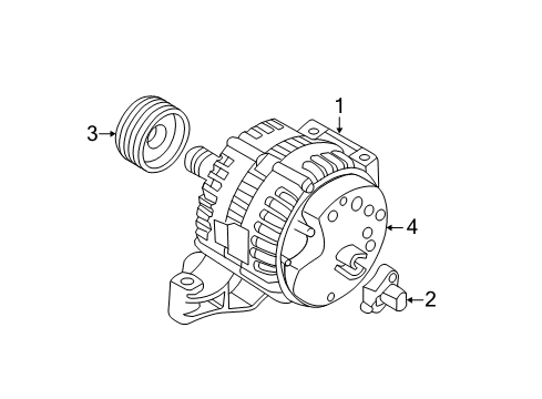 2012 Volvo S60 Pulley Diagram for 31288893