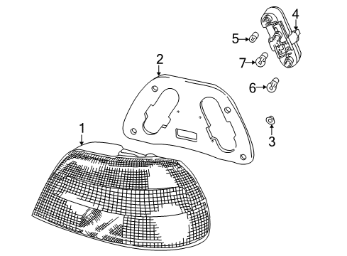2004 Volvo S40 Bulbs Diagram 7