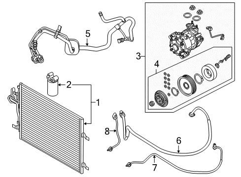 2016 Volvo V60 Air Conditioner Diagram 3
