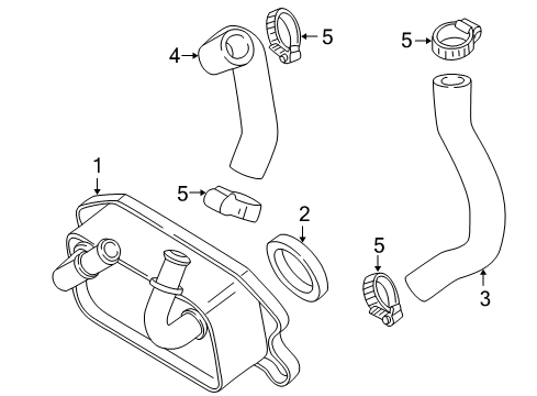 2006 Volvo XC70 Oil Cooler