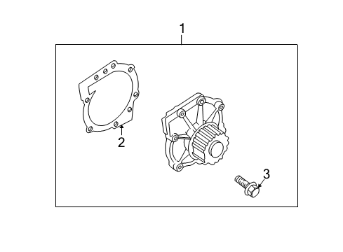 2005 Volvo XC90 Water Pump Diagram 2