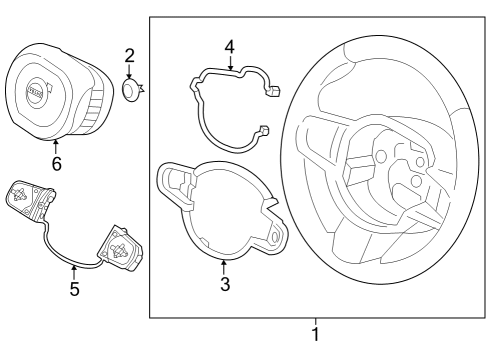 2017 Volvo S90 Steering Column & Wheel, Steering Gear & Linkage Diagram 6