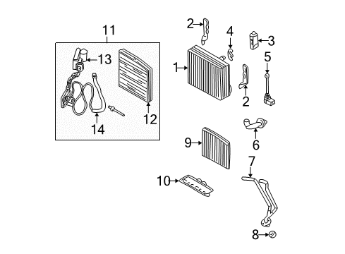 2002 Volvo S60 Filter Diagram for 9488952