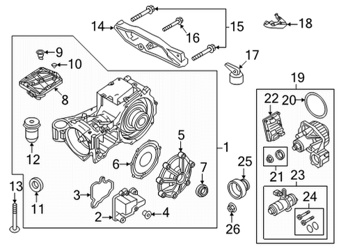 2023 Volvo XC90 Cover Gasket Diagram for 32324960