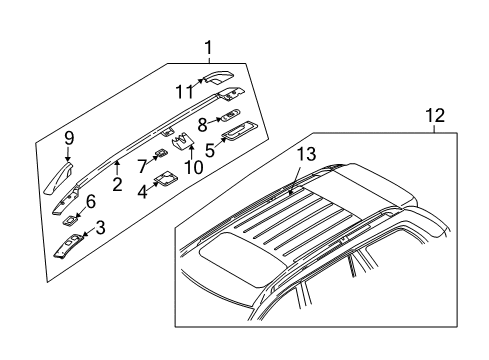 2011 Volvo XC90 Luggage Carrier