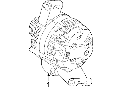 2009 Volvo C70 Alternator Diagram 1