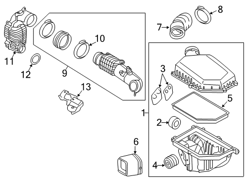 2017 Volvo V60 Cross Country Filters Diagram 2