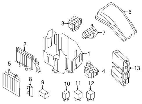 2017 Volvo S60 Cross Country Electrical Components Diagram 1