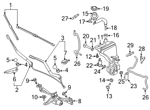 2020 Volvo V90 Cross Country Level Sensor Diagram for 32237467