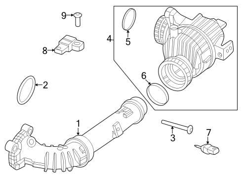 2023 Volvo XC90 Resonator O-Ring Diagram for 32252831