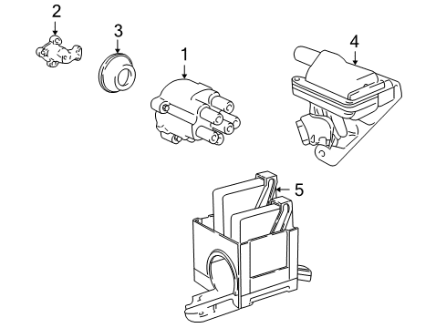 1998 Volvo V70 Distributor