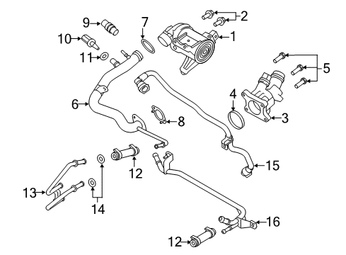 2019 Volvo XC90 Water Pump Diagram 2