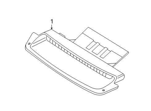 2003 Volvo S80 High Mount Lamps