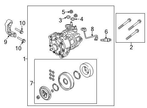2023 Volvo S90 A/C Compressor
