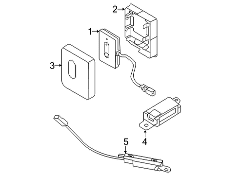 2023 Volvo C40 Recharge Antenna & Radio