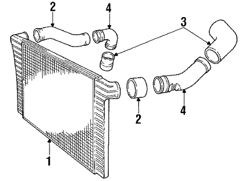 1989 Volvo 780 Intercooler