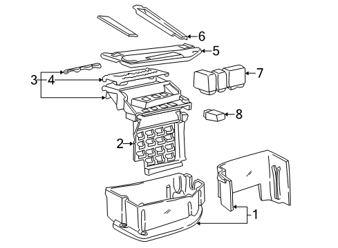 2000 Volvo V70 Electrical Components Diagram 2