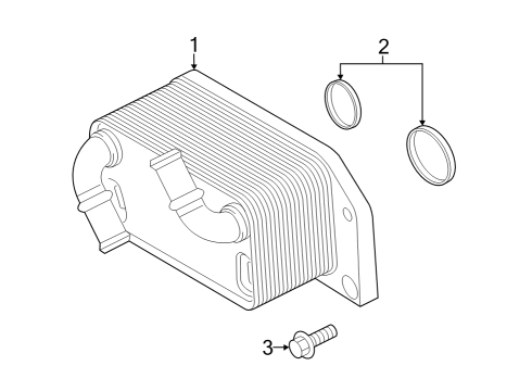 2023 Volvo S90 Oil Cooler Diagram 1