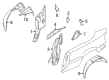 Diagram for Volvo Fender Splash Shield - 8618616