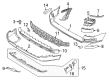 Diagram for Volvo Bumper Reflector - 31111185