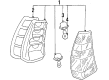 Diagram for Volvo 240 Back Up Light - 1372442