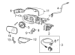 Diagram for Volvo Mirror Cover - 30716965