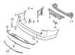 Diagram for Volvo V90 Bumper - 40005382