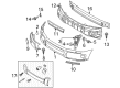Diagram for Volvo XC90 Bumper - 39977114