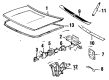 Diagram for Volvo Trunk Lid Latch - 1382203