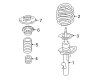 Diagram for Volvo XC70 Shock Absorber - 31340342