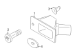 Diagram for Volvo License Plate Lights - 9187153