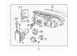 Diagram for Volvo S80 Headlight - 31446843