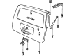 Diagram for Volvo 245 Door Hinge - 1315550