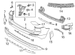Diagram for Volvo Bumper Reflector - 32293627