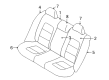 Diagram for Volvo Seat Cover - 39854519