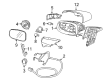 Diagram for Volvo Mirror Cover - 30779031