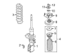 Diagram for Volvo Coil Spring Insulator - 30647969