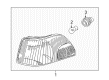 Diagram for Volvo S70 Bulb Socket - 8628245