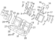 Diagram for Volvo Seat Cover - 39889198