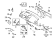 Diagram for Volvo Ignition Lock Cylinder - 8679170