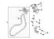 Diagram for Volvo Drive Belt - 31251046