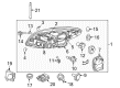 Diagram for Volvo Headlight - 31299758