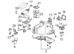 Diagram for Volvo Cup Holder - 30766139