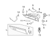 Diagram for Volvo Glove Box - 31417416