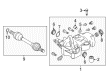 Diagram for Volvo C70 Axle Shaft - 36000550